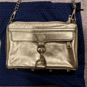 Rebecca Minkoff Gold Crossbody purse
